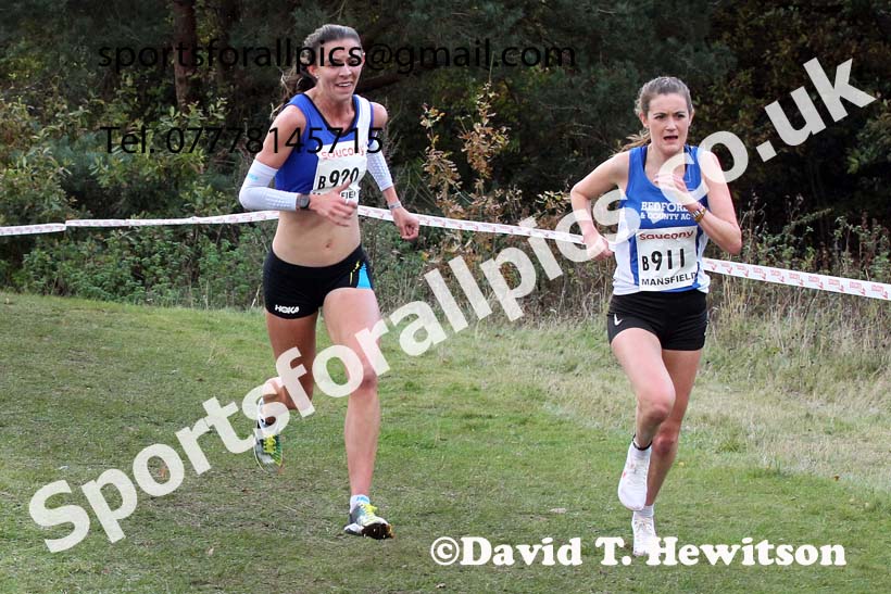 Senior womens 2021 National Cross Country Relays, Berry Hill Park, Mansfield. Photo: David T. Hewitson/Sports for All Pics